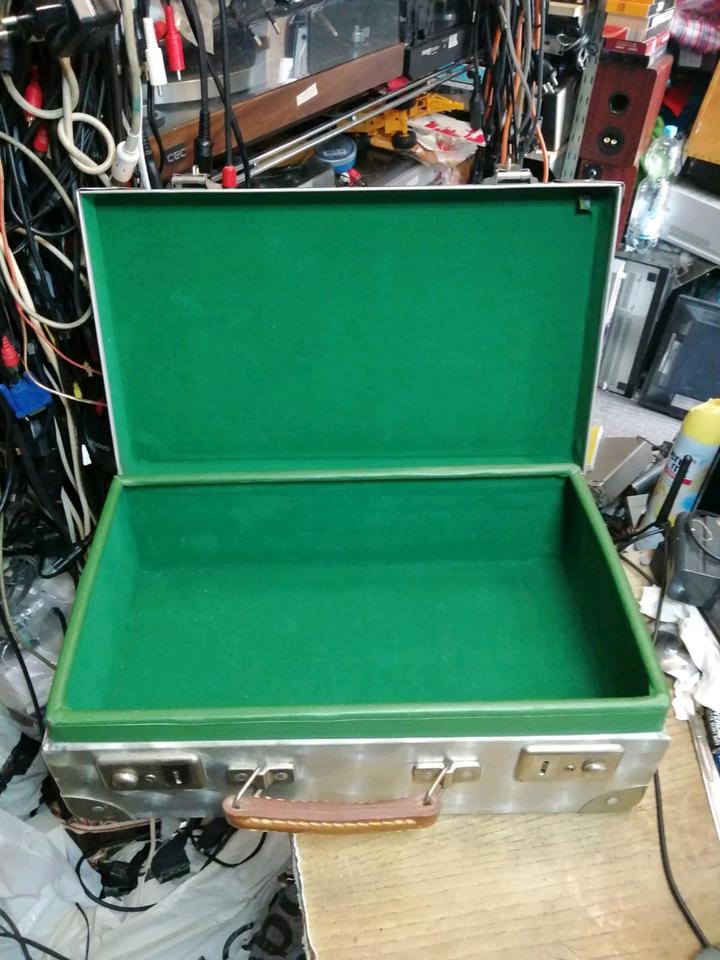 FRENCH METAL - Koffer, Aluminum, VINTAGE!!!