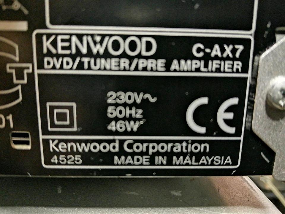 KENWOOD M-AX7 Amplifier, C-AX7 DVD/Tuner/Preamplifier!!!