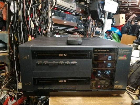 AMSTRAD DD8904, Doppel-Videocassettenrecorder, DEFEKT!,,