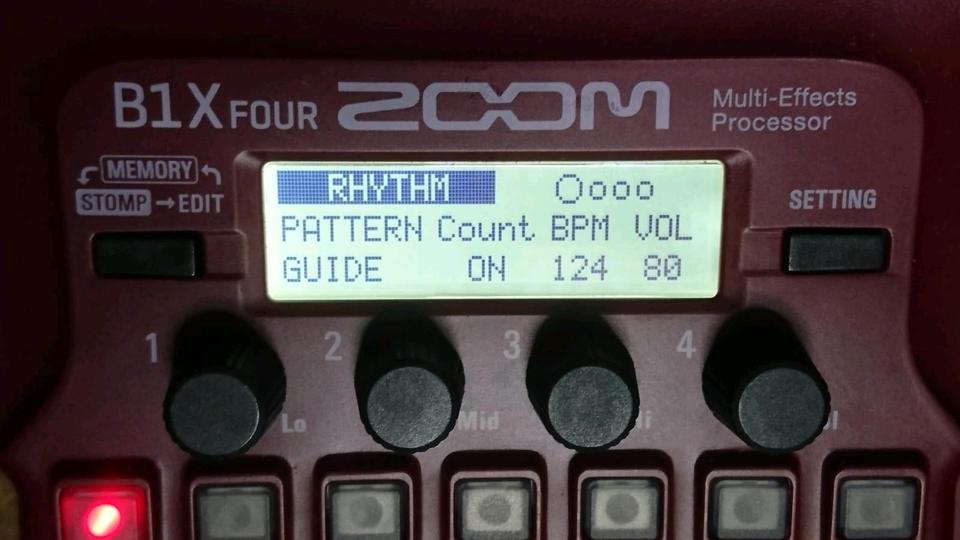 ZOOM B1X Four, Multi-Effects Processor/Effekt-Gerät!!