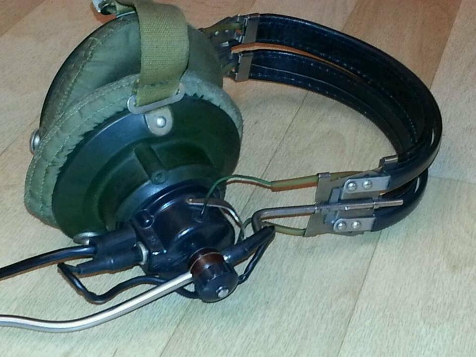 Russische Militär Headphones TA-56m; VINTAGE, 1600 Ohm, 1960