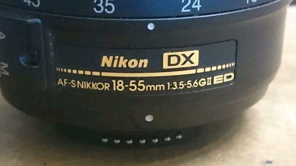 NIKON DX AF-S NIKKOR 18-55 mm, Objektiv, guter Zustand!