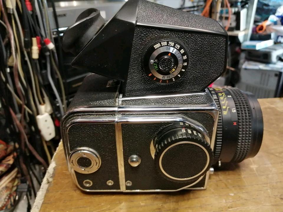 KIEV 88 TTL Mittelformatkamera + Objektiv, UDSSR, mit Zubehör!!!