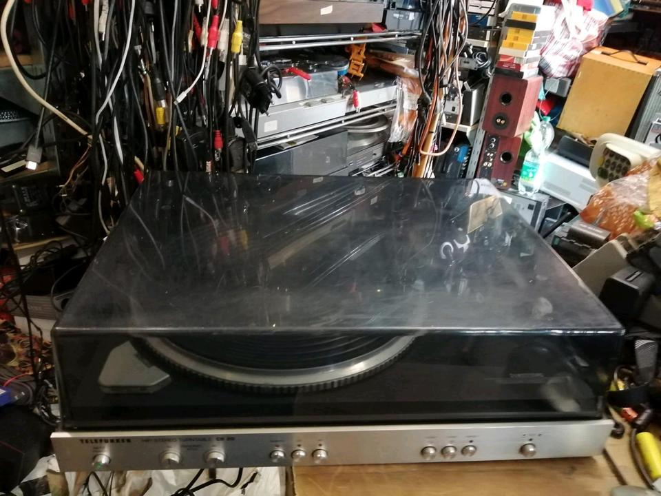 TELEFUNKEN CS20 Plattenspieler + ORTOFON Nadel, etwas DEFEKT!,!