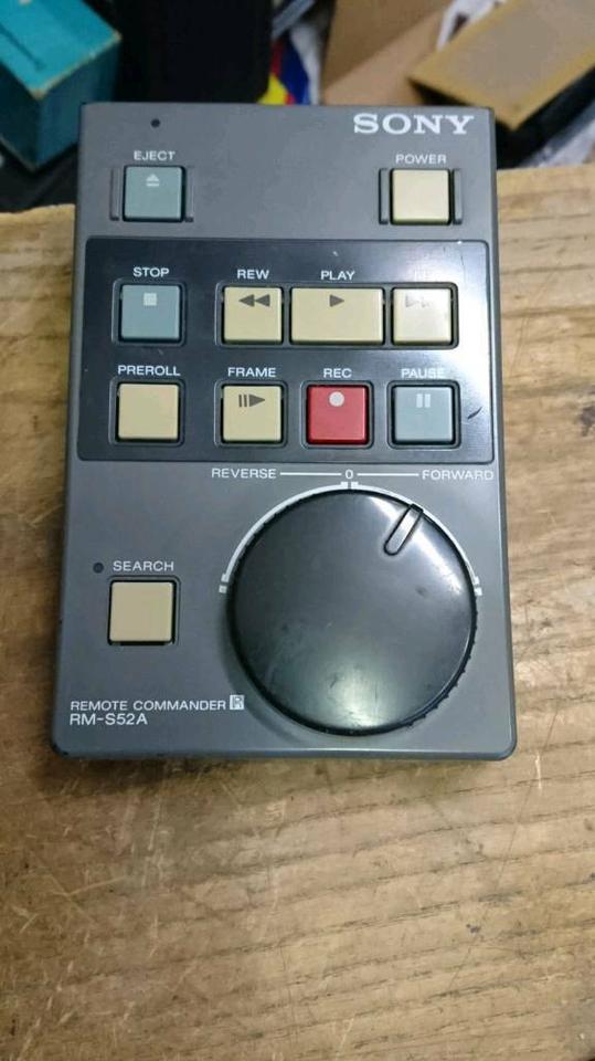 SONY RM-S52A5, Remote Commander, Original-Fernbedienung+Adapter