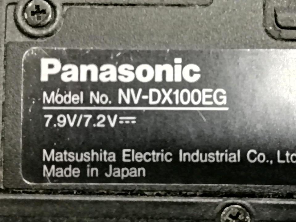 PANASONIC NV-DX100EG, MiniDV-Videocamera mit Zubehör!!!