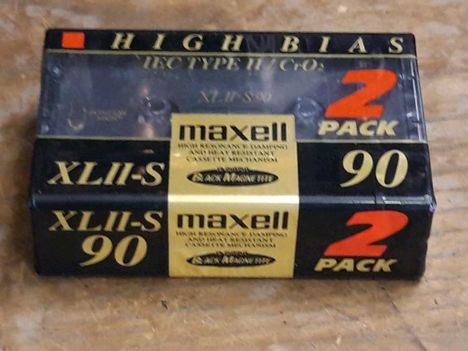 6 verschiedene MAXELL Audio-Cassetten, NEU & OVP