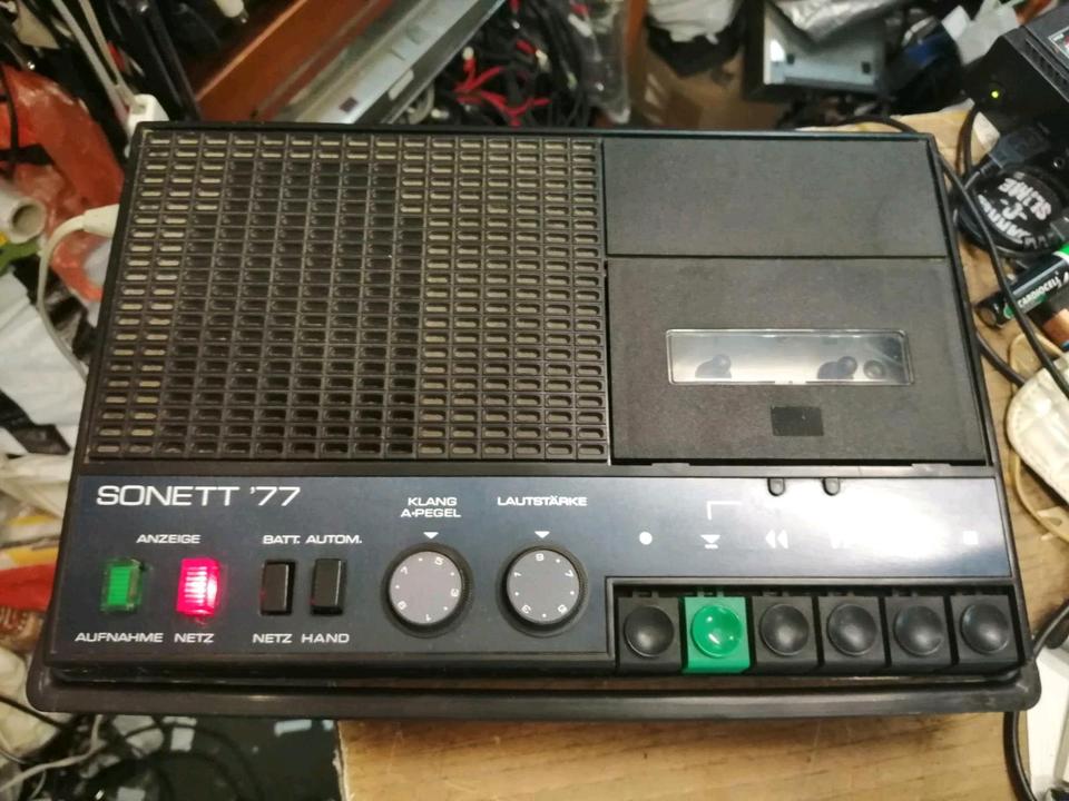 RFT SONETT'77, Cassetten-Recorder, guter Zustand!!