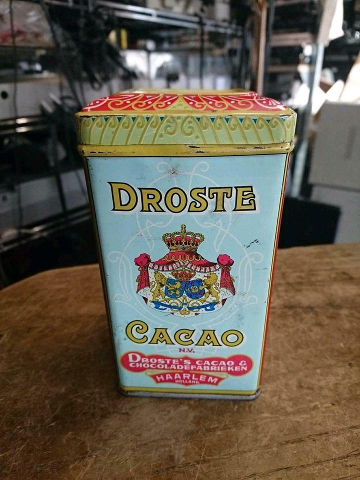 Original-Dose DROSTE CACAO, kleine Blechdose