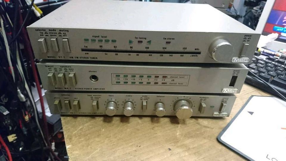 MBO MA-1 Amplifier + MBO ST-1 AM/FM Tuner + MBO PA-1