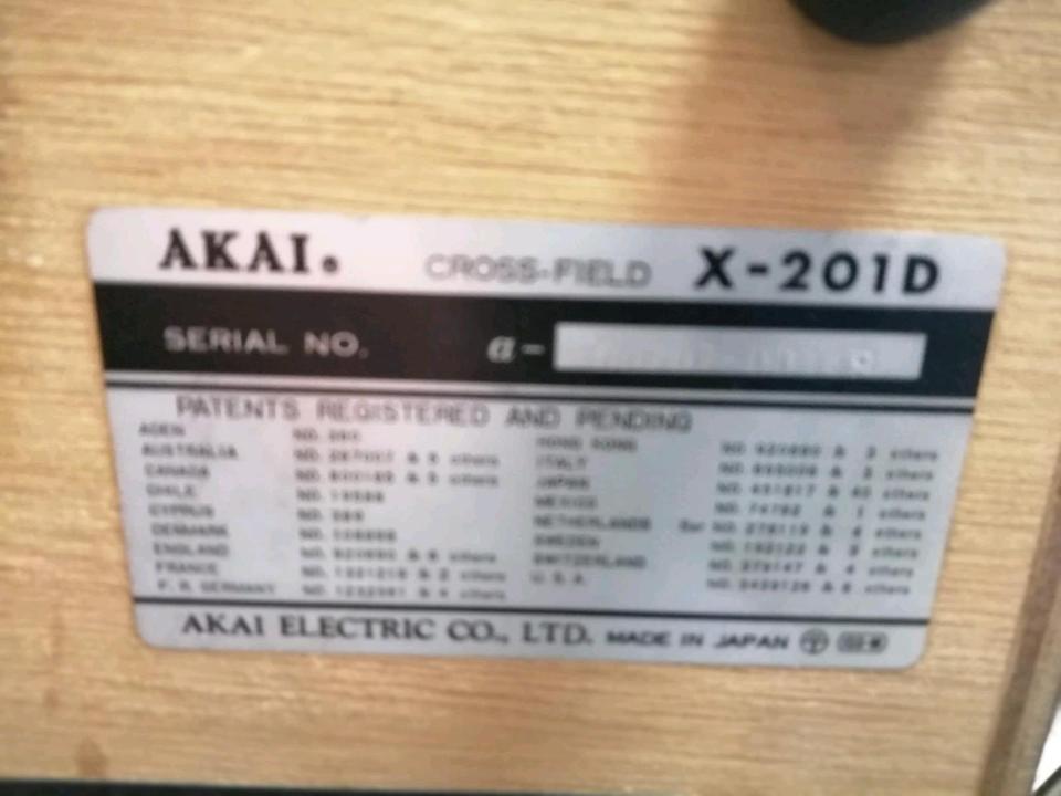 AKAI X-201D, Tonbandgerät, 3-Motor, guter Zustand!!