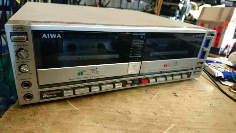 AIWA AD-WX110, Doppelcassetten-Deck, DEFEKT!!