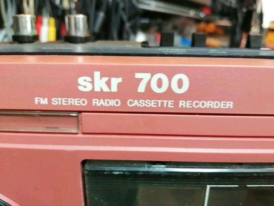 RFT SKR 700, Radio-Cassetten-Recorder, etwas DEFEKT!!