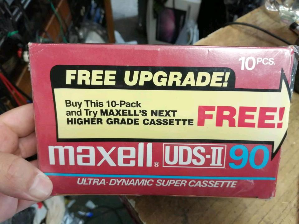 MAXELL UDS-II 90,Audio-Cassetten, 1 Packung(10 Stk.) NEU & OVP!!