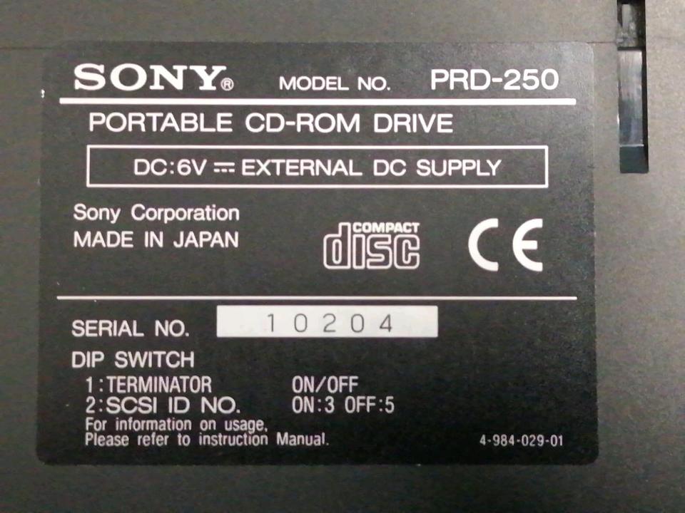 SONY PRD-250, Portable CD Rom Drive, CD-Walkman!!