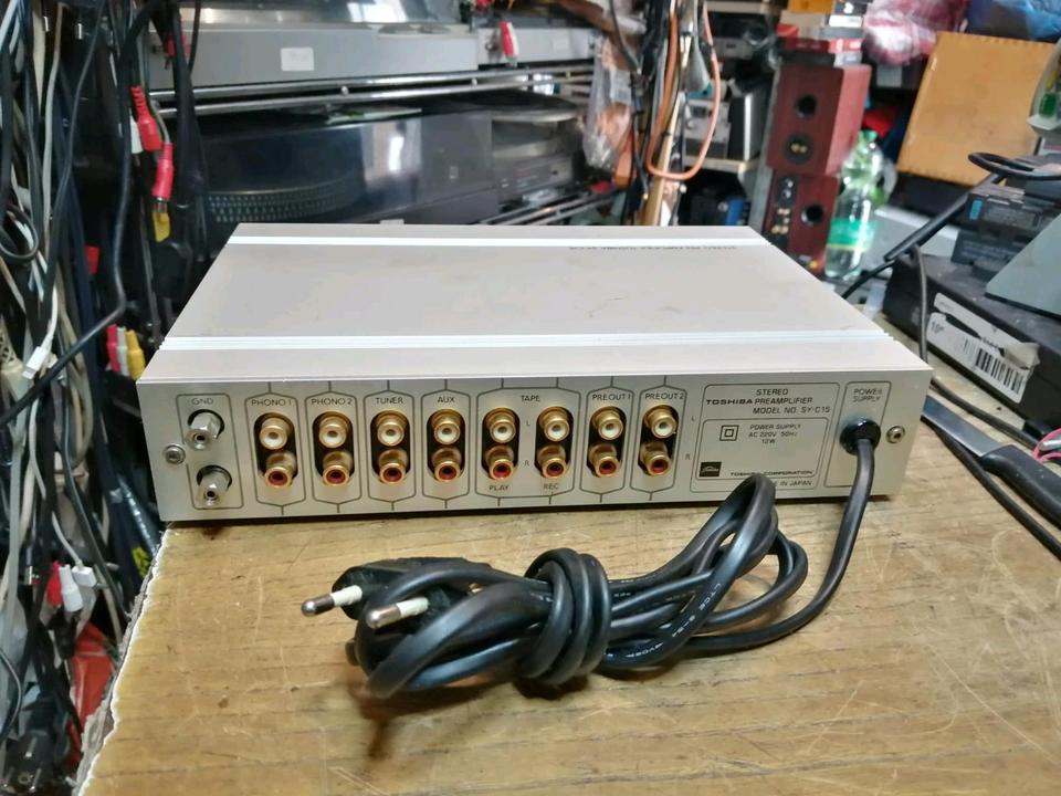 TOSHIBA SY-C15, Preamplifier/Vorverstärker!! Guter Zustand!!
