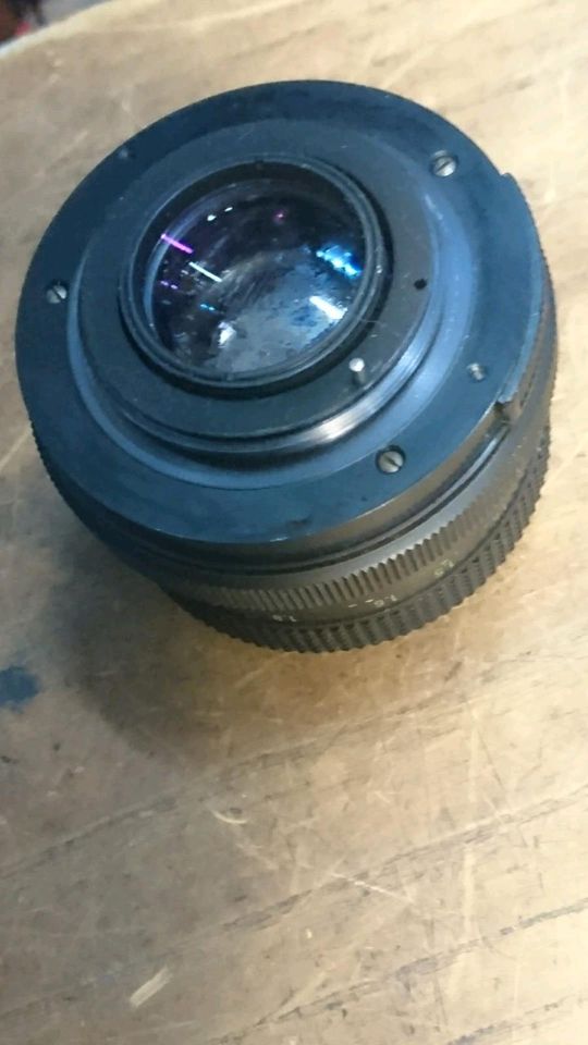 PENTACON auto 1.8/50, Objektiv und einer Linse!