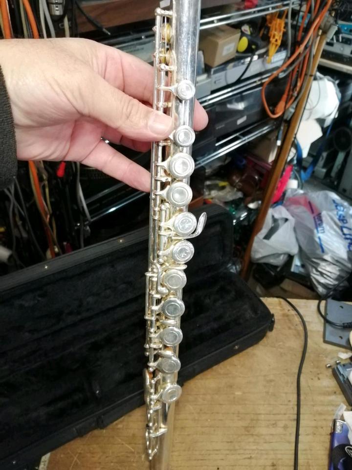 QUERFLÖTE Stewart Ellis, mit Tasche (beschädigt)