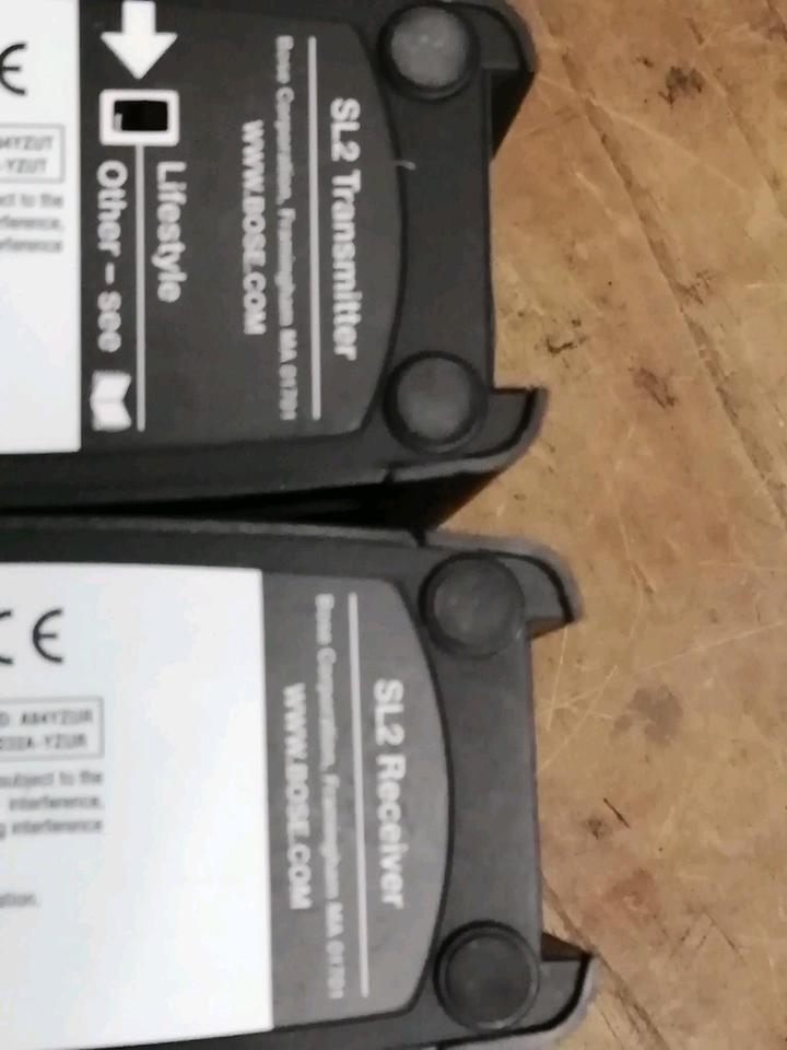 BOSE SL2 wireless Receiver + SL2 wireless Transmitter, 2 Adapter!