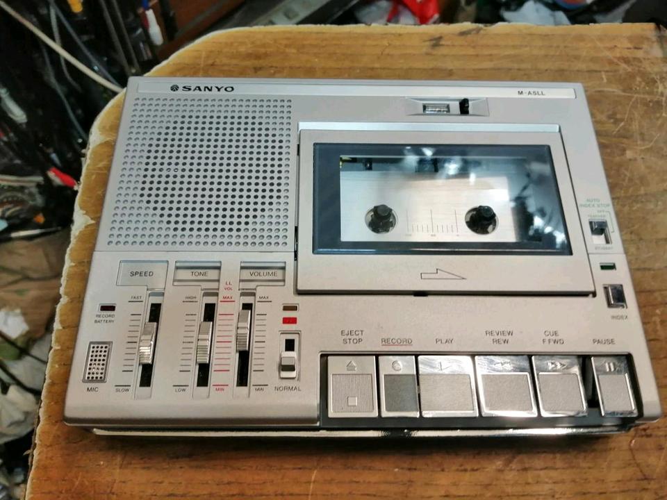 SANYO M-A5LL, Cassetten-Recorder ohne Adapter!!