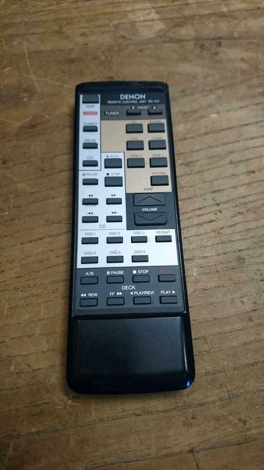 DENON RC-152 Remote Control Unit/Original-Fernbedienung