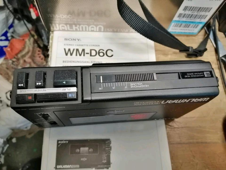 SONY WM-D6C, Walkman mit Zubehör!! Wie neu!!!!