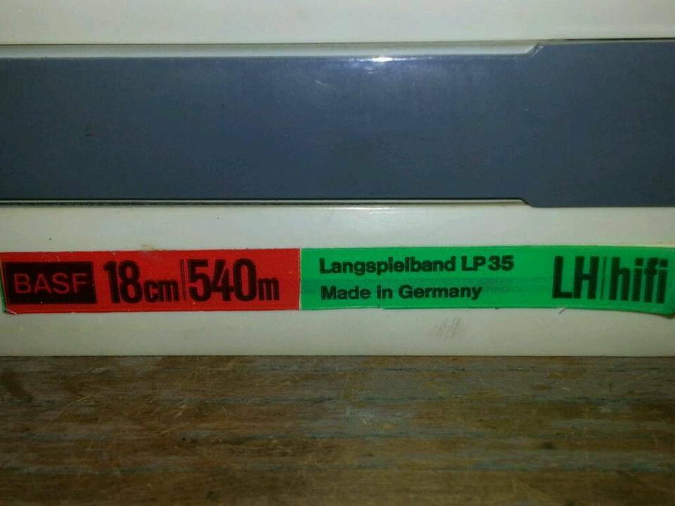 14 BASF Tonbänder LP35; 18 cm, gebraucht