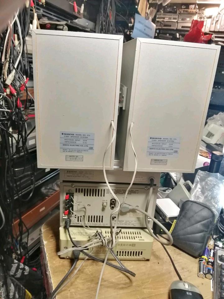 SANYO-Musikanlage: C7P/C7T/C7D + 2 C7S!!