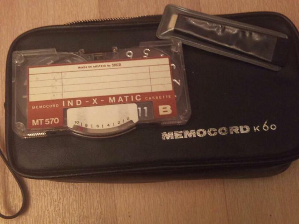 Diktiergerät ASSMANN MEMOCORD K60 mit Cassette MT570