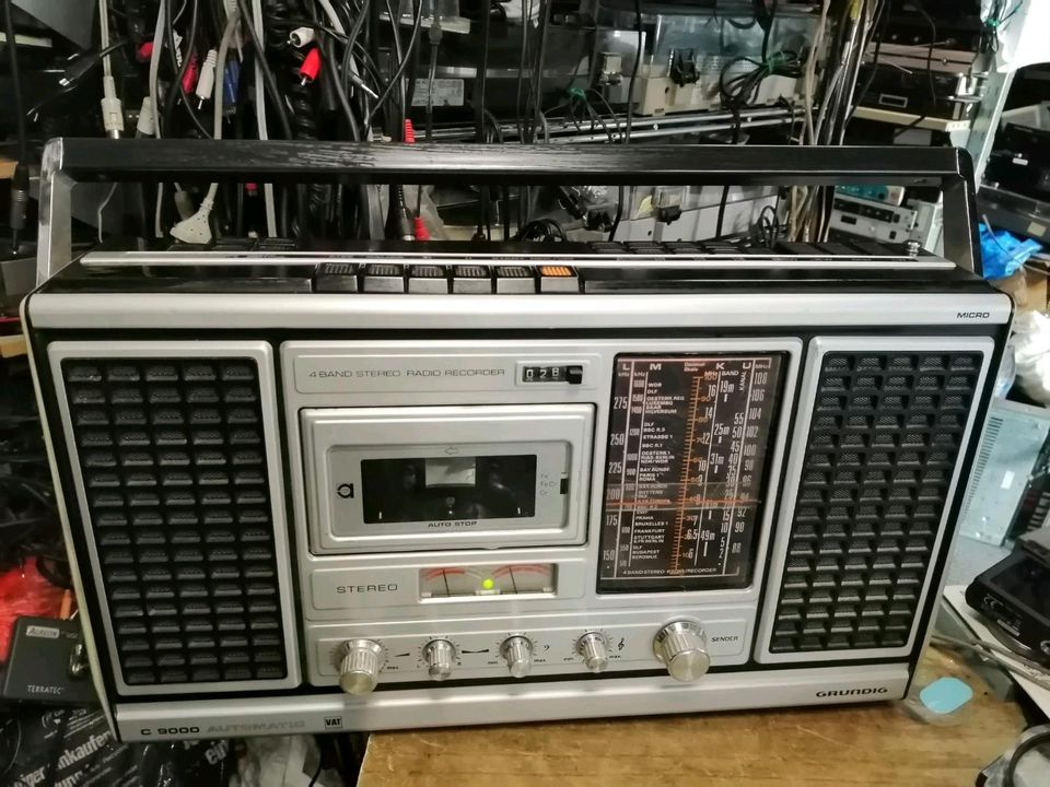 GRUNDIG C9000 Automatic, Radio-Cassetten-Recorder, Guter Zustand!