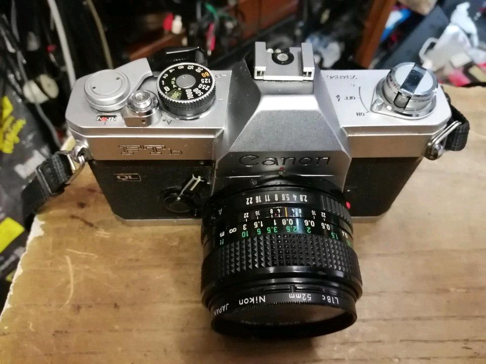 CANON FTb, Analog-Kamera und Objektiv CANON Lens FD 28 mm!!