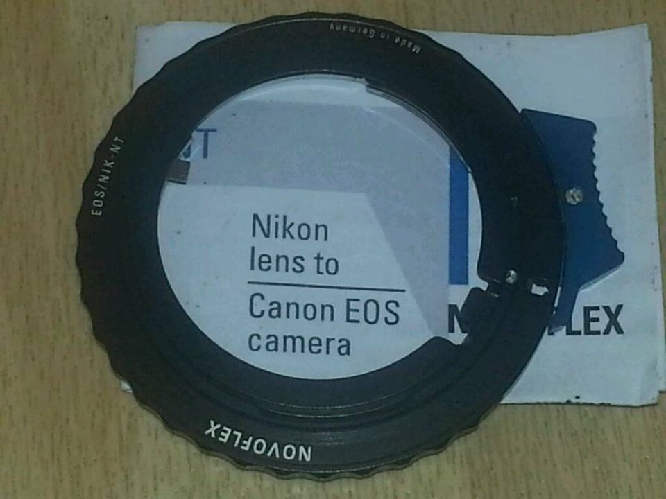 NOVOFLEX Adapter für CANON/NIKON, NEU & OVP!