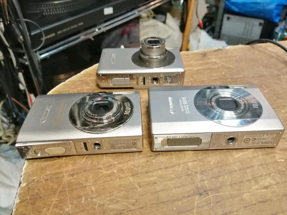 CANON IXUS 50 + IXUS 90IS + CANON POWERSHOT SD770IS IS, DEFEKT!!!