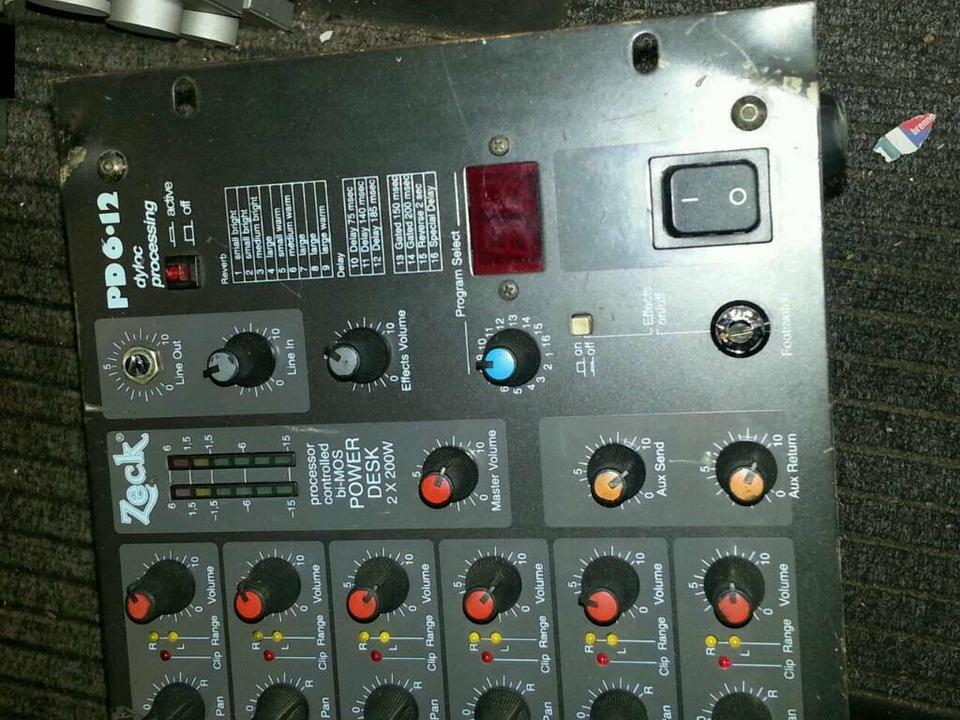 PD 6-12 Stereo Power Mixer; 12 Kanäle