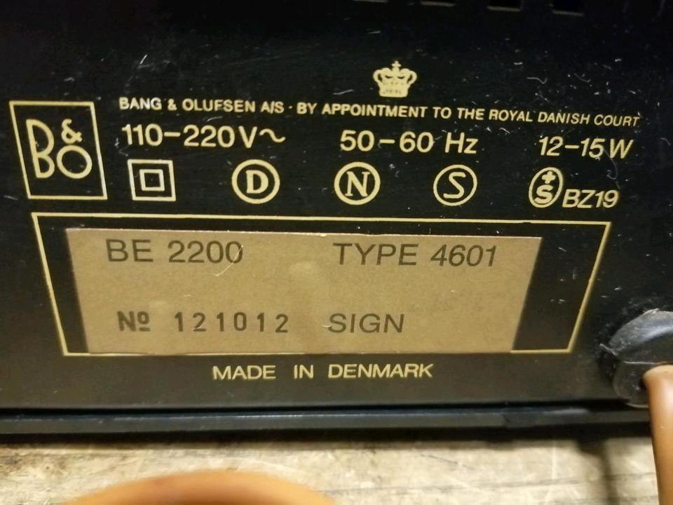 BANG & OLUFSEN Beocord 2200 Cassetten-Deck, etwas DEFEKT!!!