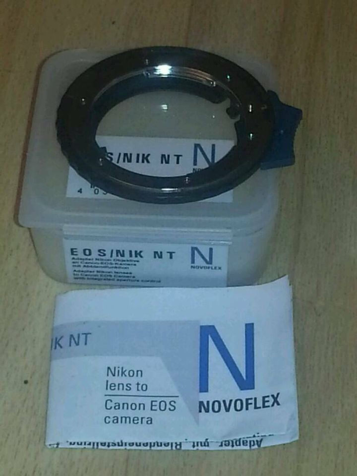 NOVOFLEX Adapter für CANON/NIKON, NEU & OVP!