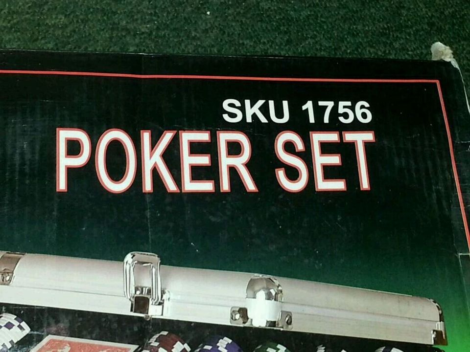 Poker Set SKU1756 "TOURNAMENT" NEU & OVP! TOLL!