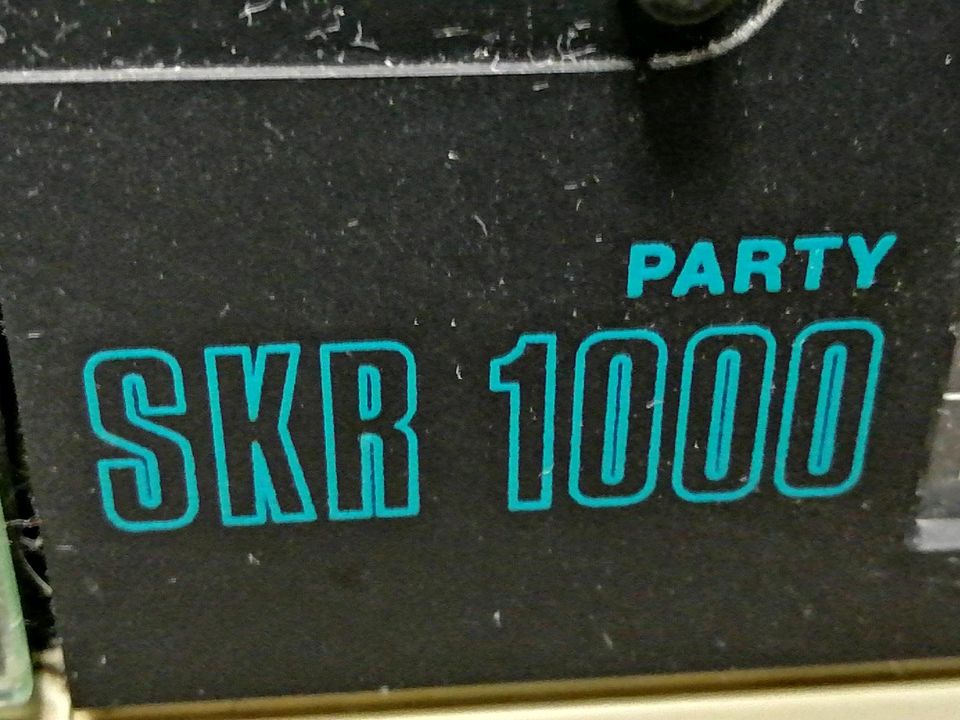 RFT SKR PARTY 1000, Radio-Cassetten-Recorder, etwas DEFEKT!!