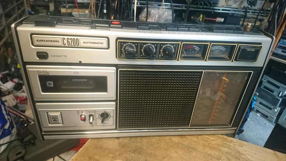 GRUNDIG C6200, Automatic, Radio-Cassetten-Recorder, etwas DEFEKT!