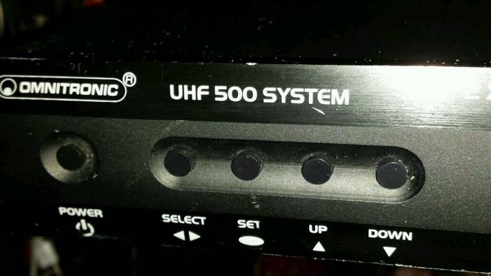 OMNITRONIC UHF 500 System, Sender OHNE Mikrofone!