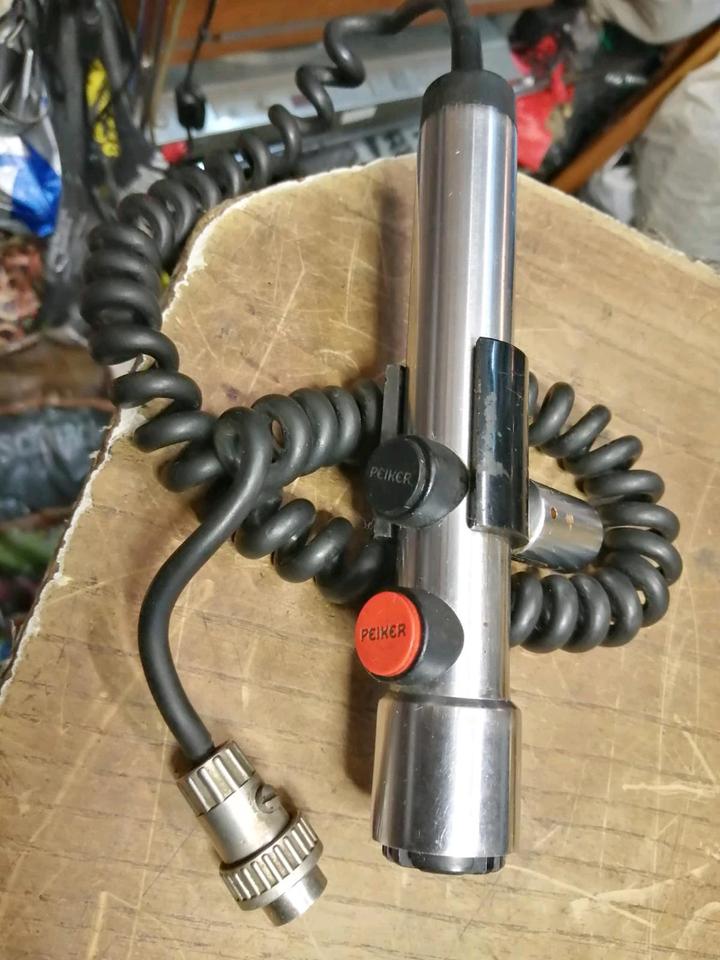 PEIKER DD 112TFR, Mikrofon, 200 Ohm, Kabel mit alten Stecker!!  XXXXXXXXX