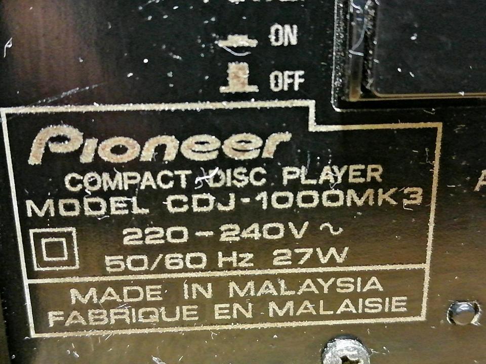 PIONEER CDJ-1000MK3, DJ-CD-Player, etwas DEFEKT!!!