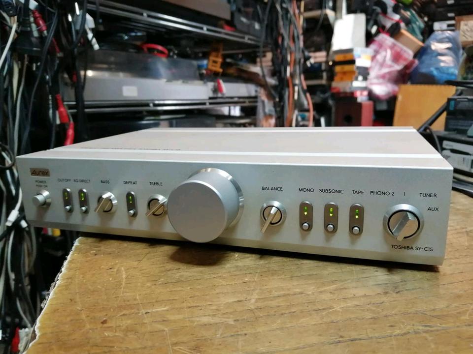 TOSHIBA SY-C15, Preamplifier/Vorverstärker!! Guter Zustand!!