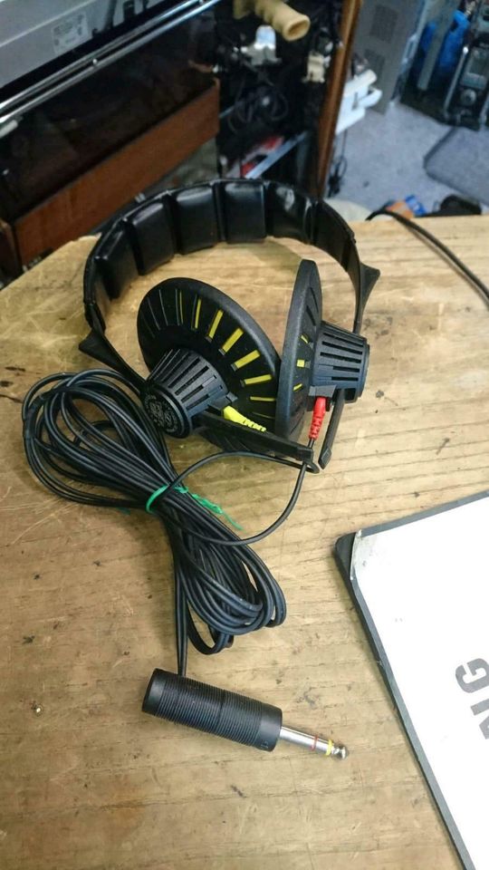 SENNHEISER HD424 Kopfhörer, 6,3/3,5 mm Adapter, OHNE Ohrpolster