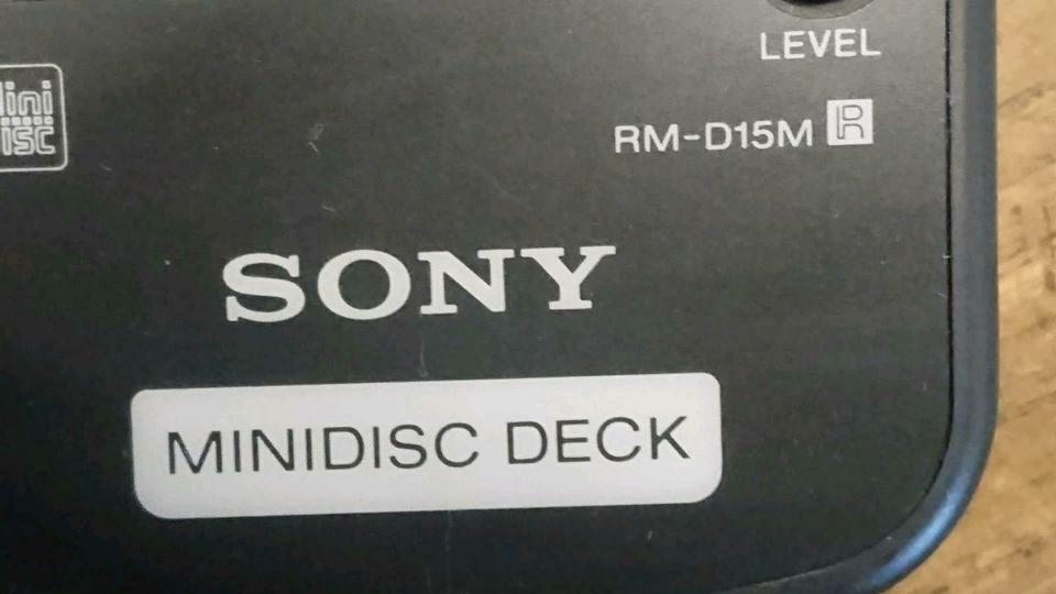 SONY RM-D15M, Original-Fernbedienung für MiniDisc-Deck