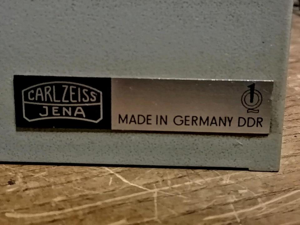 Mikroskop Carl Zeiss Jena, NICHT GETESTET!! Das Gerät