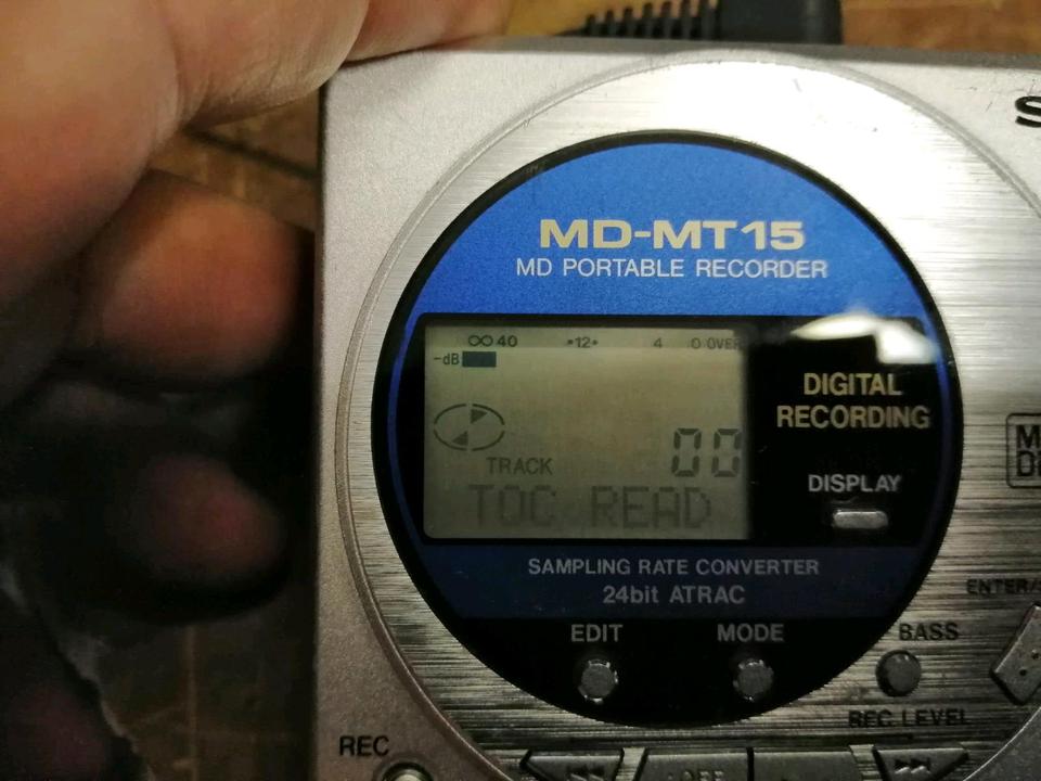 SHARP MD-MT15, Portable Minidisc-Recorder, DEFEKT!!!