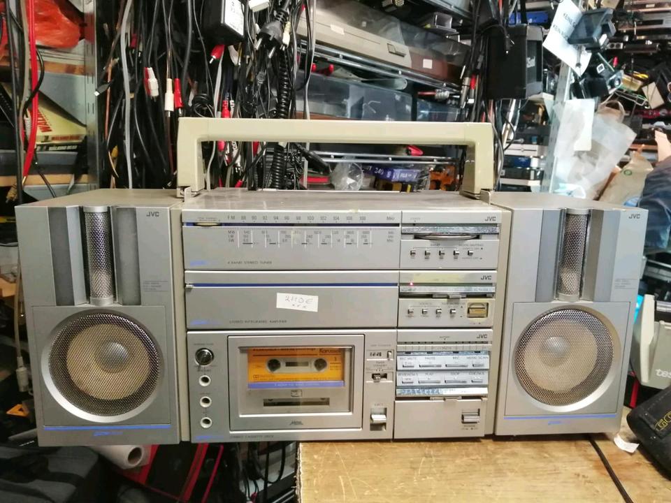 JVC PC-A5L, Radio-Cassetten-Recorder/Ghettoblaster, DEFEKT!!!