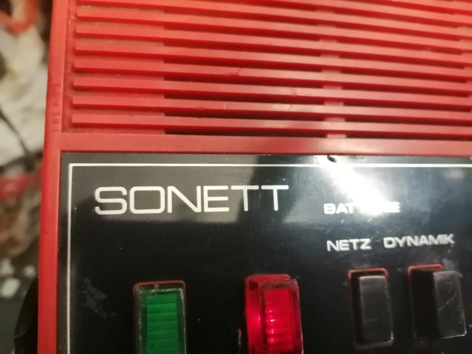 RFT "SONETT", Cassetten-Deck, guter Zustand!!