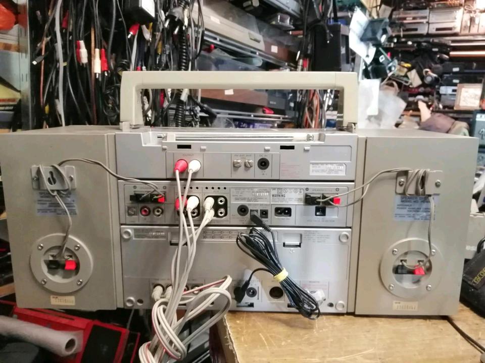 JVC PC-A5L, Radio-Cassetten-Recorder/Ghettoblaster, DEFEKT!!!
